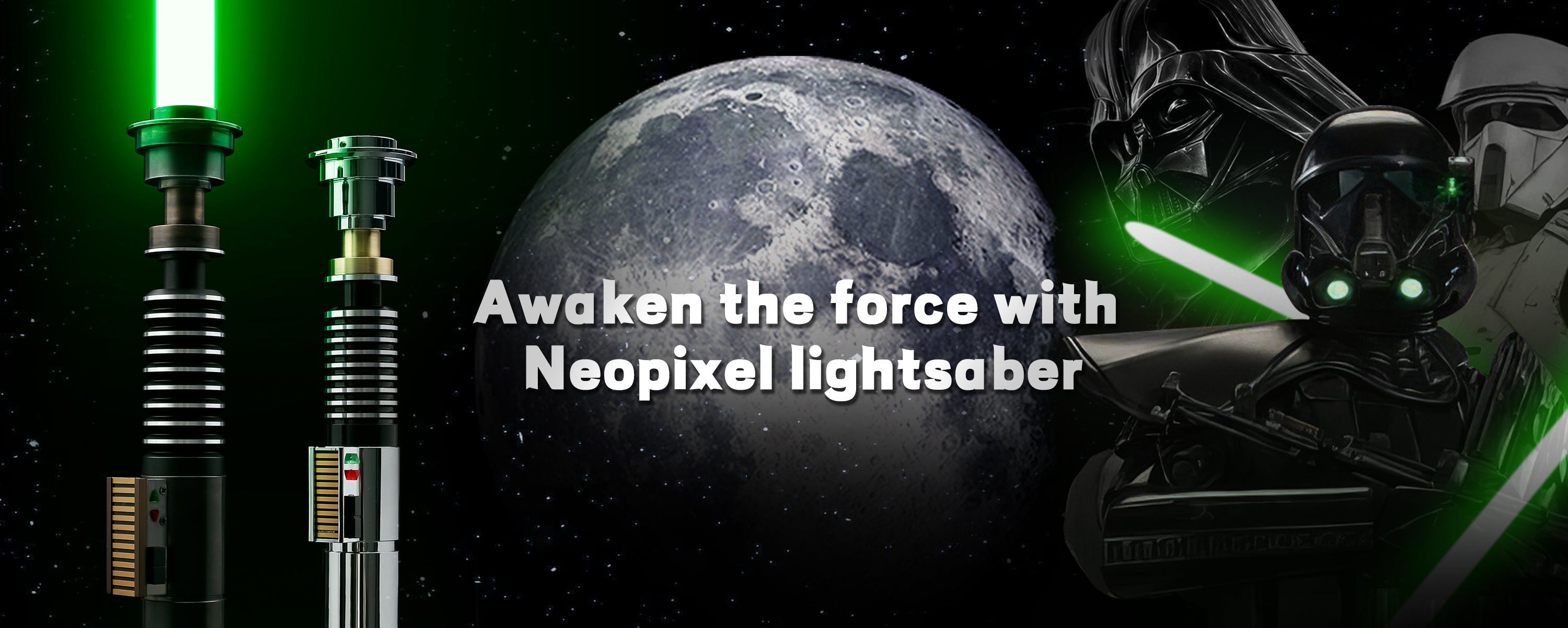 CXSABER fans, the latest product we developed combined with the Star Wars lightsaber, here is a new type of lightsaber that has not appeared in the movie, come and experience it!